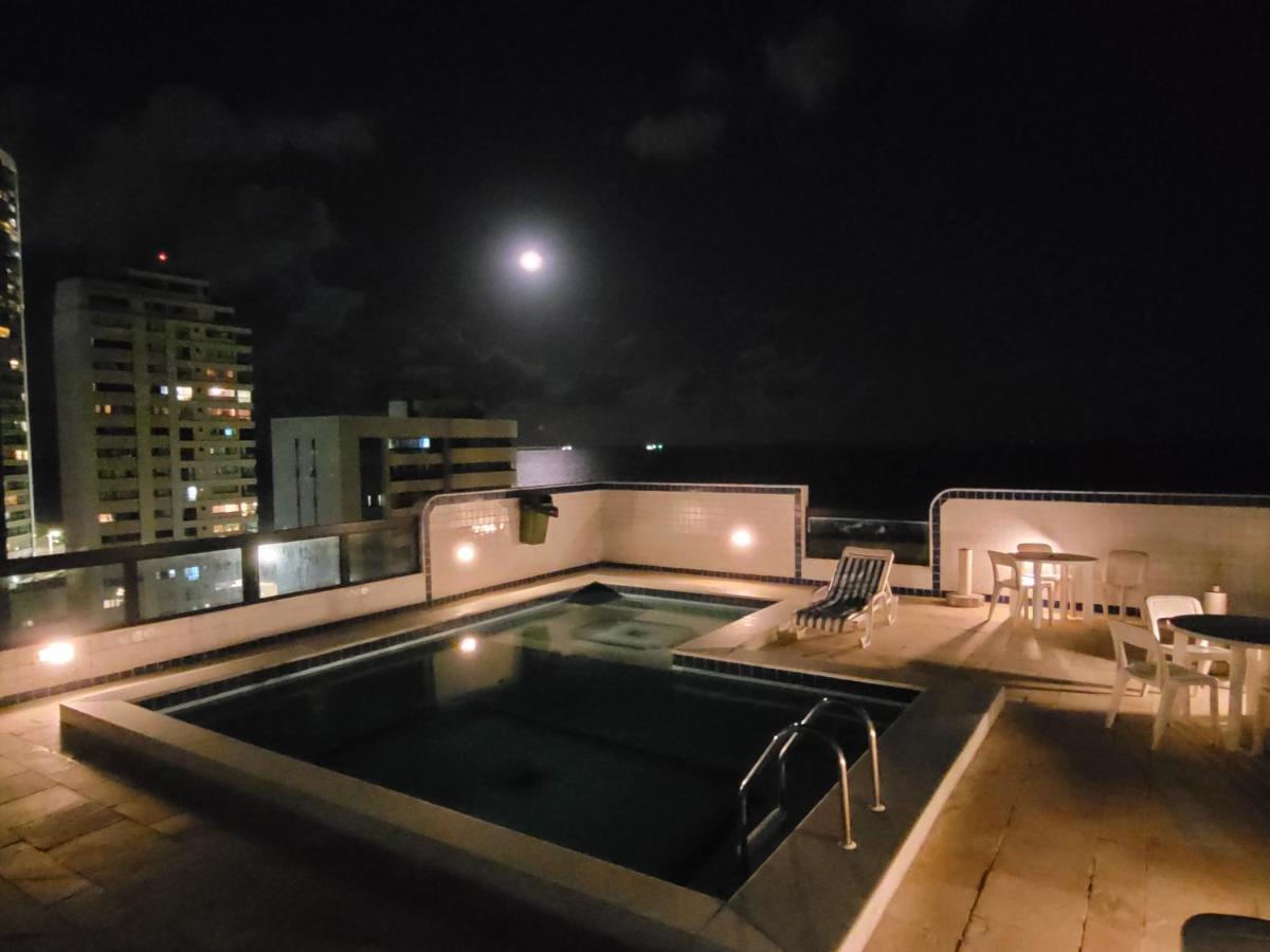 Apto De Frente Para O Mar, Piscina Na Cobertura Ресифи Экстерьер фото