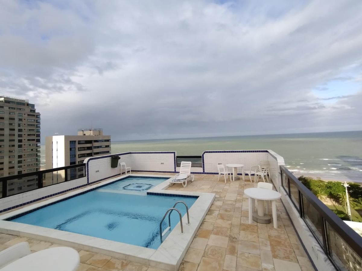 Apto De Frente Para O Mar, Piscina Na Cobertura Ресифи Экстерьер фото